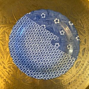 Vintage Blue accent plate decorative